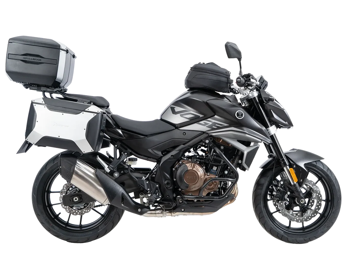 Top Case 40L for Smartrack XCORE Black/Silver - Hepco Becker - 610297 00 00