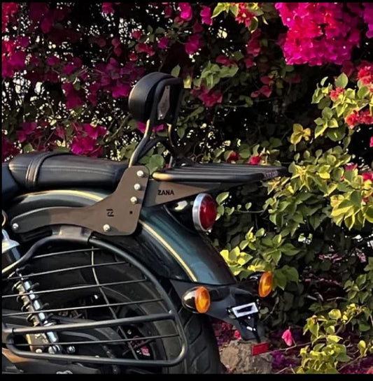 Top Rack With Pillion Backrest For Royal Enfield Super Meteor 650 - ZI-8286