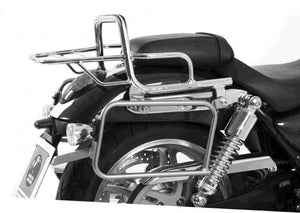 Topcase Carrier Tube Type Black Triumph Thunderbird 1600 - Hepco Becker - 650720 01 01