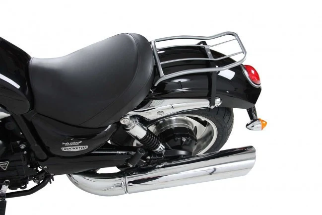 Triumph Rocket III (2020-) Carrier Black Rear Rack - Hepco Becker - 6547606 01 01