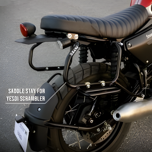 YEZDI SCRAMBLER SADDLE STAY (BLACK) - ZI-8175 - Riders Junction