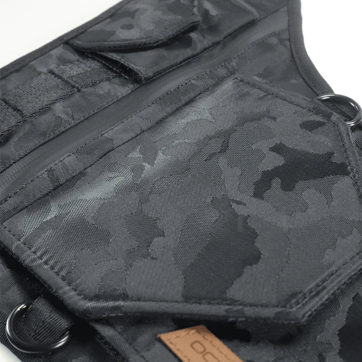 Vector Drop Leg Pouch / Cross Body Sling Bag - Black Camo
