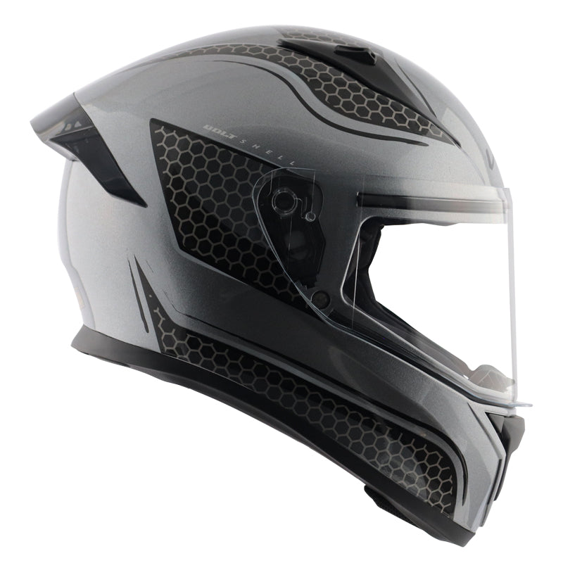 Vega Bolt Hyper Anthracite Black Helmet - Riders Junction