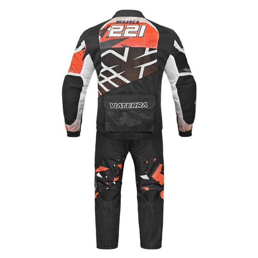 Viaterra Corbett Off-Road Suit - Black Orange