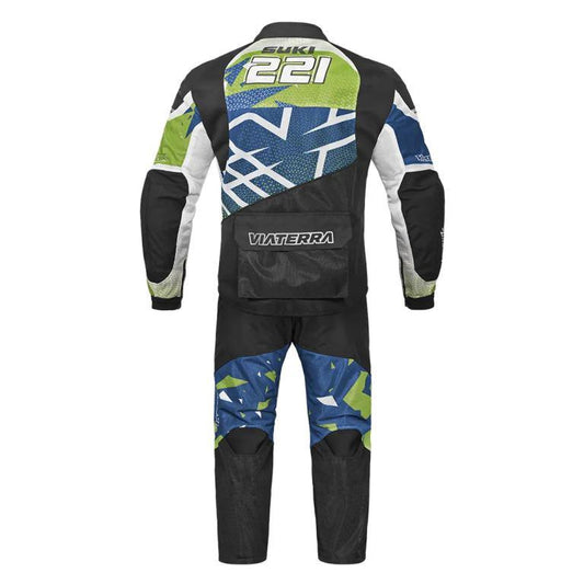Viaterra Corbett Off-Road Suit - Navy Blue Green