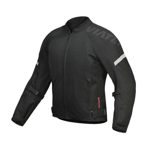 Viaterra Fender Urban Mesh Riding Jacket (with base layer) - Black - Riders Junction