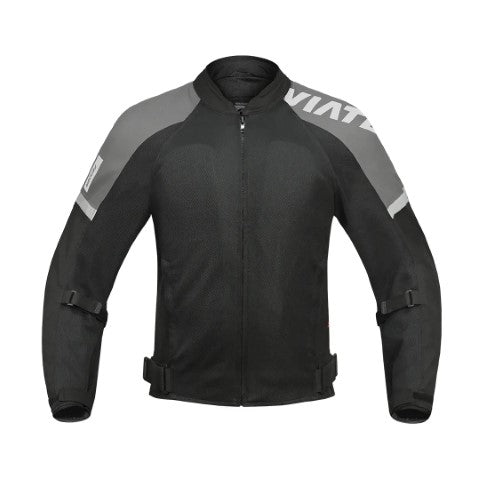 Viaterra Fender Urban Mesh Riding Jacket (with base layer) - Grey - Riders Junction