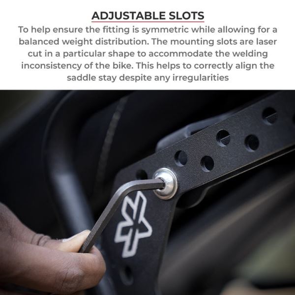 Viaterra Saddlebag Rack – Triumph Speed 400