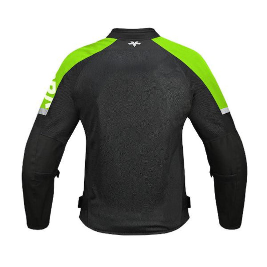 Viaterra Fender Urban Mesh Riding Jacket (with base layer)-Fluorescent Green