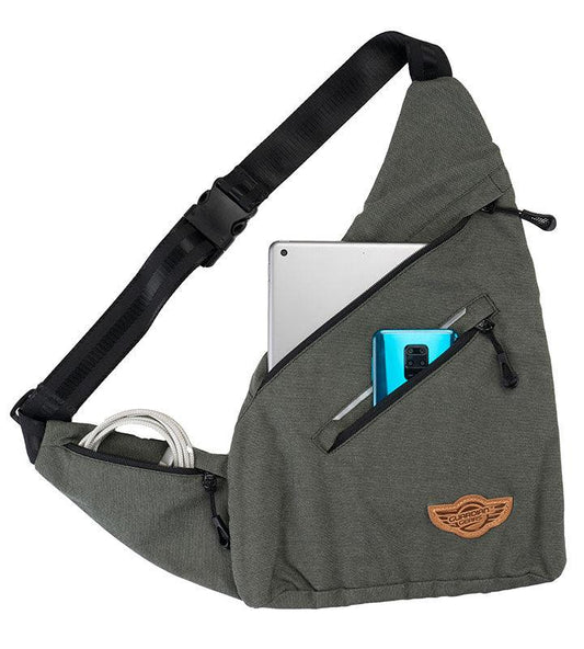 Wing Crossbody Sling Bag (Olive Green)