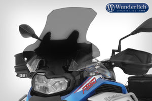 Wunderlich BMW F850GSA Screen - Windscreen Marathon - Smoked Grey - 43971-002