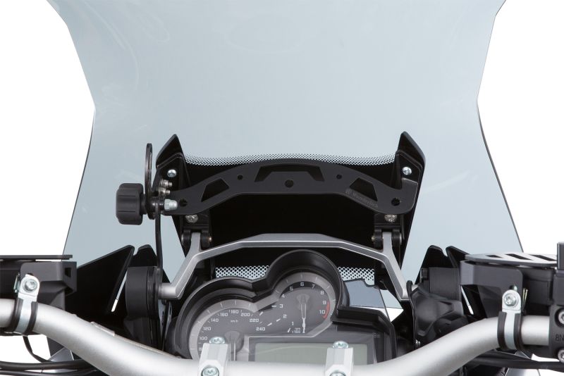Wunderlich BMW GS Screen - Additional Windshield Reinforcement - Black - 43520-302