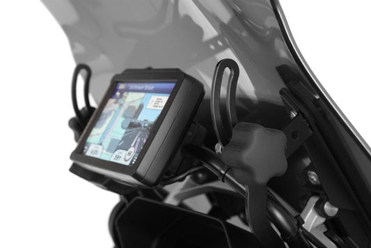 Wunderlich BMW GS Screen - Windscreen Reinforcement Brackets - Right - Black - 43520-222