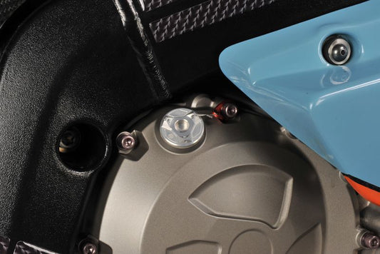 Wunderlich BMW Motorrad Ergonomics - Oil Filler Plug (with Key) - Silver - 35990-001