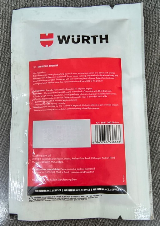 Wurth Engine Oil Additive - 40ml