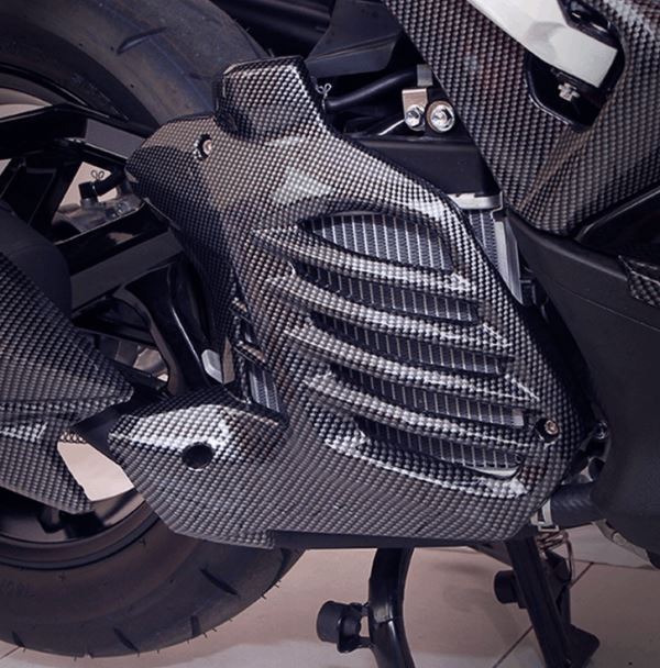 Yamaha Aerox Accessories India Yamaha Aerox Radiator Cover Carbon