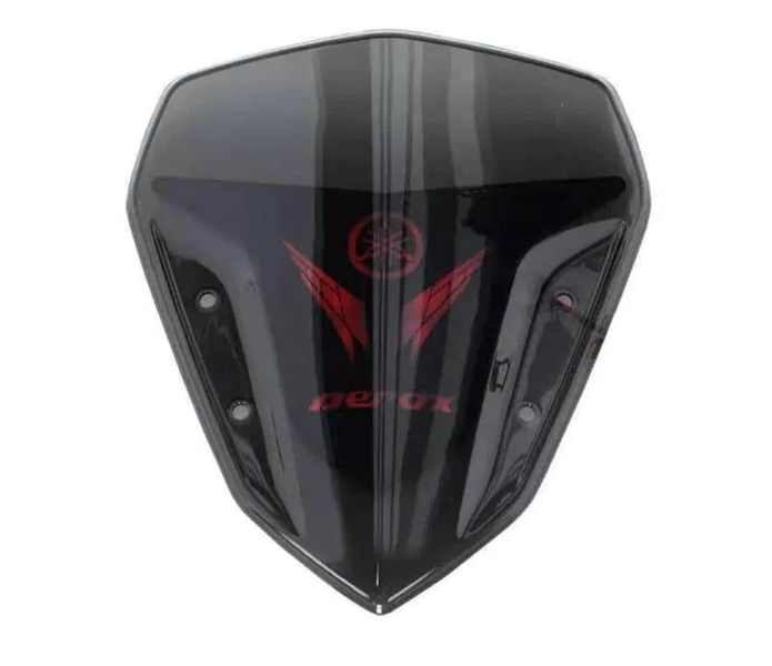 Yamaha Aerox Accessories India Yamaha Aerox Windshield Visor Glass LED (Red)