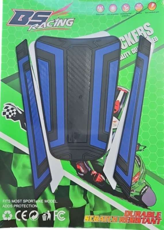 Yamaha Aerox Accessories Yamaha Deck Pad Aerox 155 Tank Grip Rubber (Blue)