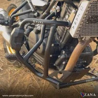 ZANA Crash Guard for Himalayan 450 (with Slider Puck Black Texture Mild Steel) Type-3 - ZI-8455