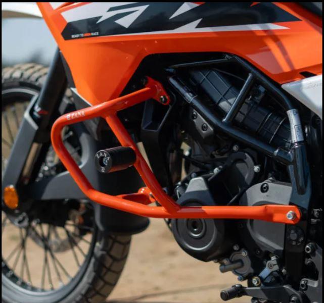 ZANA Engine Guard With Slider Orange For KTM ADV 390 2025 - ZI-8556
