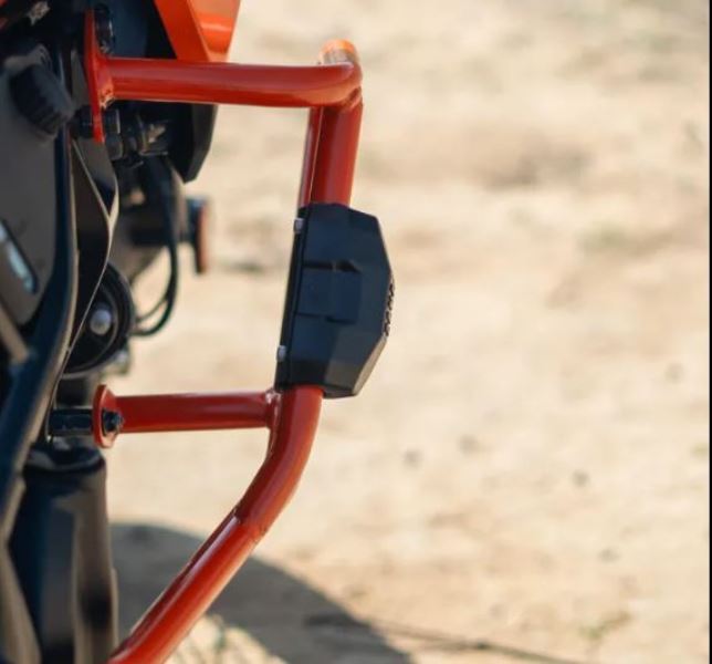 ZANA Engine Guard With Slider Puck Orange For KTM ADV 390 2025 - ZI-8558