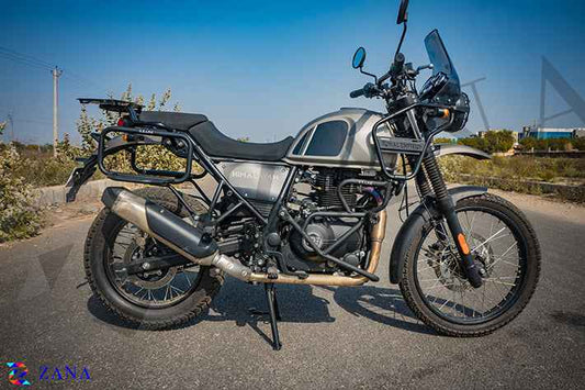 Leg Guard with Slider Texture Matt Black Himalayan BS6 (2021-23) ZI-8072