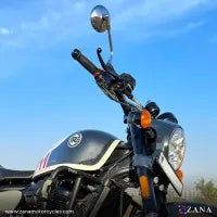 ZANA Mirror Extender For RE Shotgun 650 ( Black Aluminum ) - ZI-8339 - Riders Junction