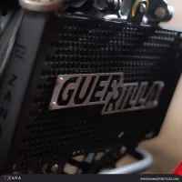 ZANA Radiator Grill With Logo for Guerrilla 450 (Honeycomb Black Texture) - Type-2 (Coming Soon) - ZI-8526