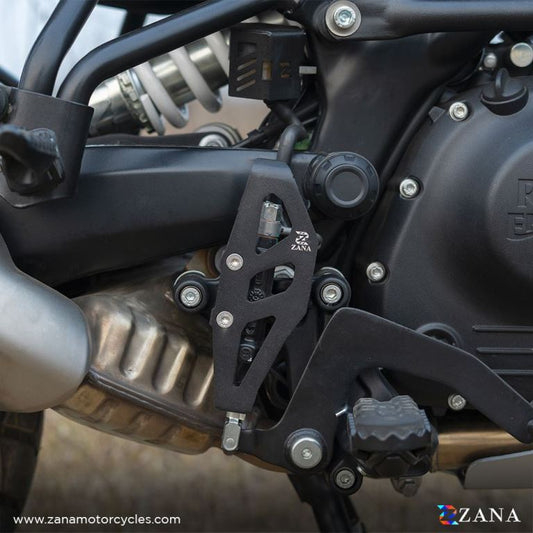 ZANA Rear Master Cylinder Cover Aluminum Black T-1 For Himalayan 452 - ZI-8430 - Riders Junction