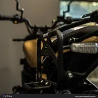 ZANA Saddle Stay with Jerry Can Mount for RE Guerrilla 450 (Black Texture) - ZI-8522