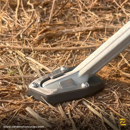ZANA Side Stand Extende Aluminium & Stainless Steel For Triumph Tiger 900 Rally Pro - ZP-020 - Riders Junction