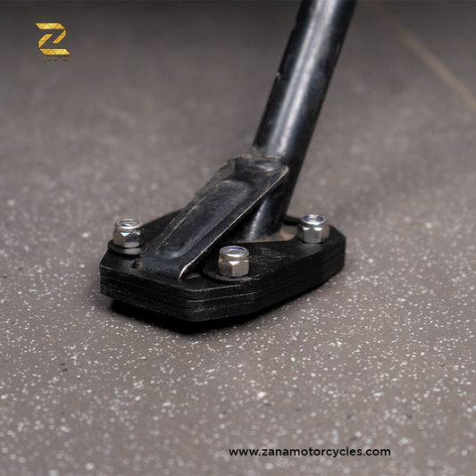ZANA Side Stand Extender for Ducati Scrambler-Black Aluminum- ZP-026