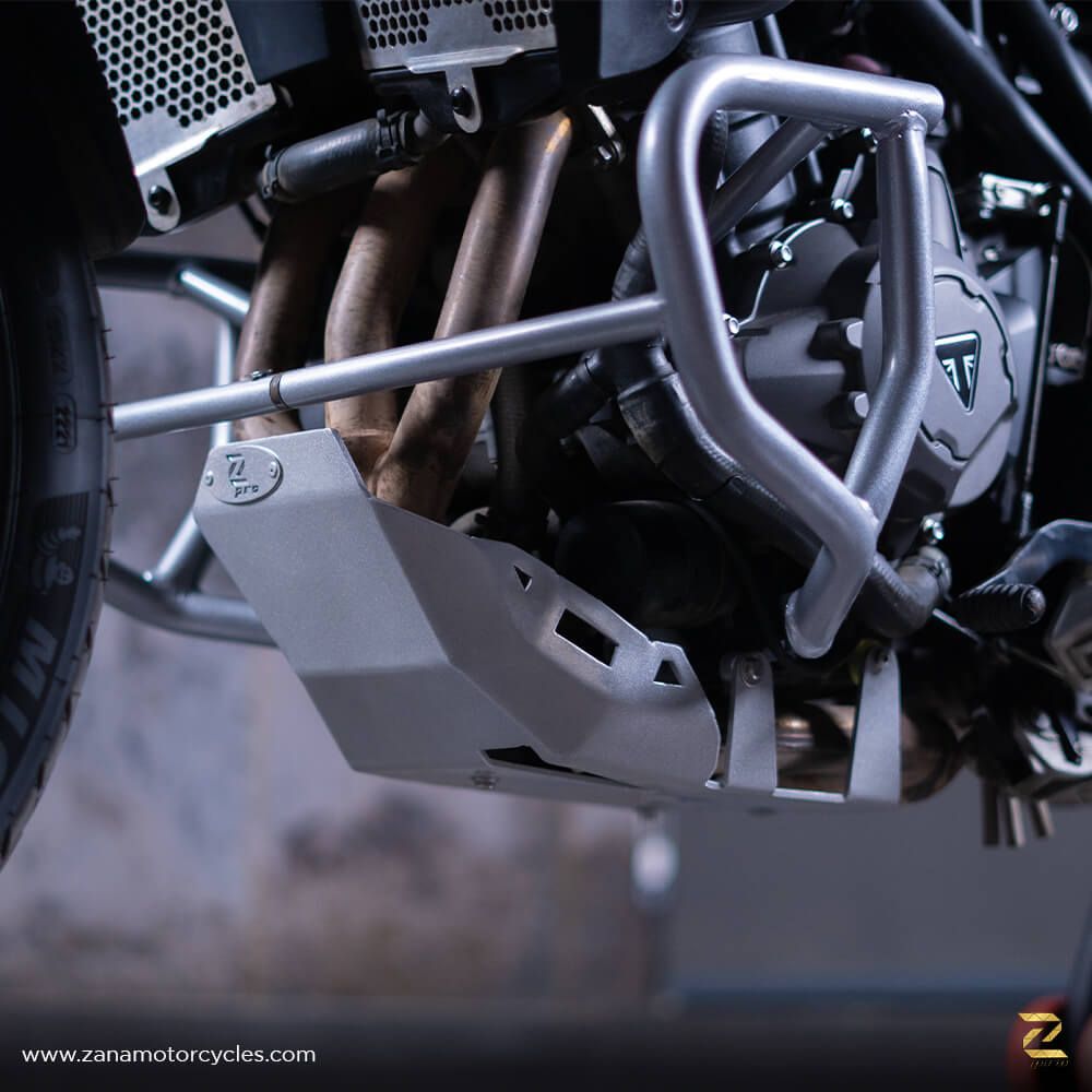 ZANA Silver Bash Plate for Triumph Tiger 850- ZP-072