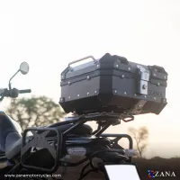ZANA Top Box for RE Guerrilla 450 Aluminium L-Flat Black (22 liter) - ZI-TB-001