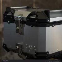 ZANA Top Box for RE Guerrilla 450 Aluminium L-Flat Sliver (45 litre) - ZI-TB-011