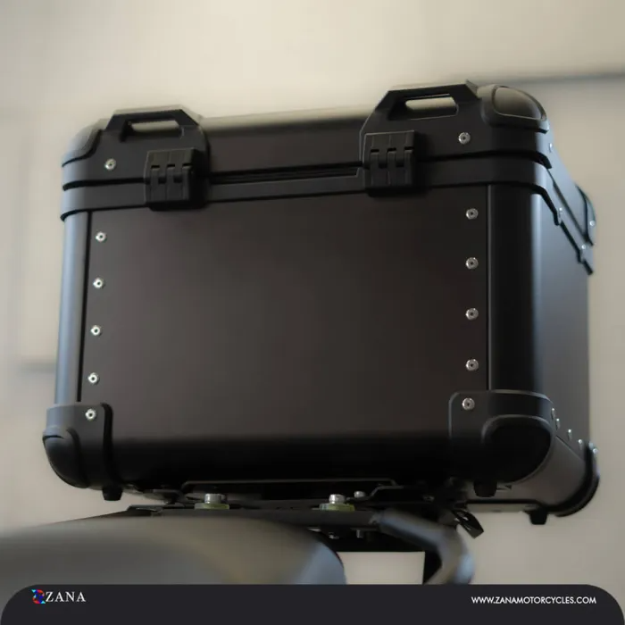 ZANA Top Box for RE Guerrilla 450 Aluminium R-Flat Black (45 litre) - ZI-TB-008