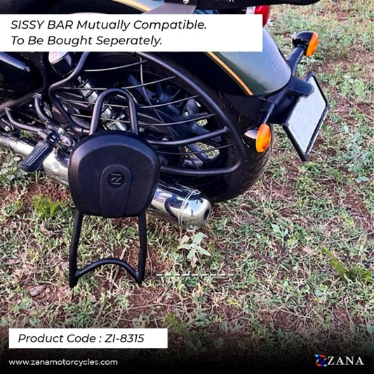 ZANA Top Rack MS Compatible with Sissy Bar Backrest (ZI-8315) For Super meteor 650 - ZI-8312 - Riders Junction
