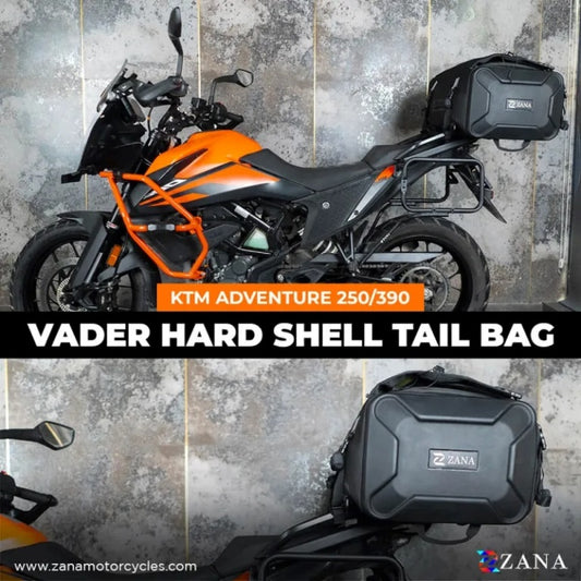 ZANA Vader Hard Shell Tail Bag (65 litre) with Free 2 Waterproof Storage Bag and 1 Bungee Cord - ZI-BG-001