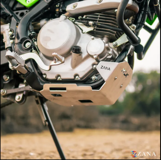 Zana-Bash Plate For Kawasaki KLX 230 ( Aluminum, Silver )-ZI-8727