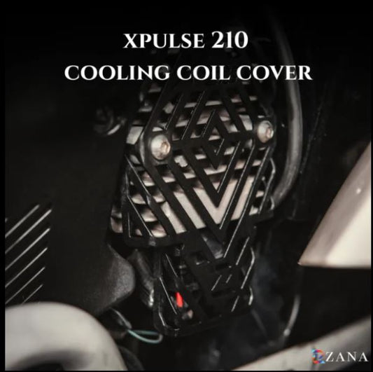 Zana-Cooling Coil Cover Black For X-Pulse 210-ZI-8609