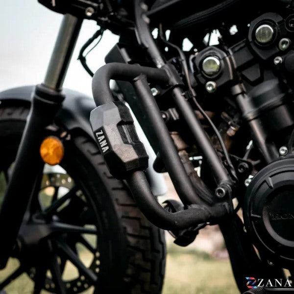 Zana Crash Guard With Puck Slider Black For Honda Rebel 500 (Coming Soon Pre-Booking Open Now) - ZI-8624