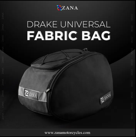 Zana-Drake Universal Fabric Saddle Bag 32 litre Single (64 litre