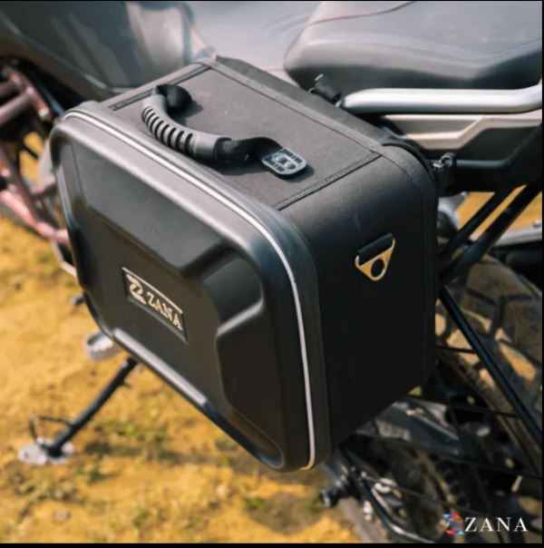 Zana-Roadster Saddle Bag (60 litres Pair Bag) - 30 Litre Each For TVS Apache RTX 300-ZI-BG-006