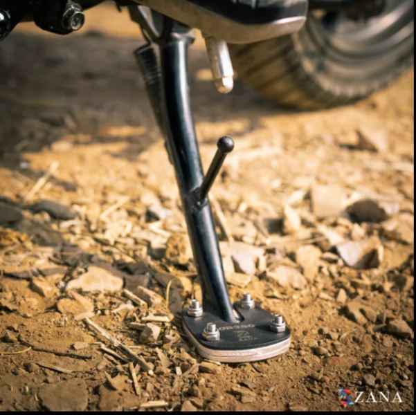 Zana-Side Stand Extender For Honda CB350 2025 (Black)-ZI-8253