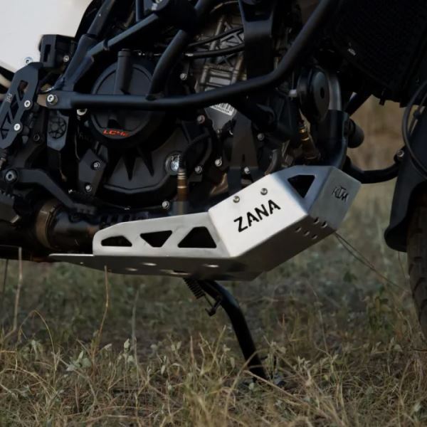 Zana Bash Plate Aluminum Silver for KTM ADV 390 2025-ZI-8574