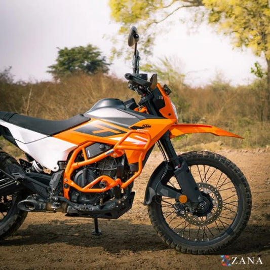 Zana Bash Plate SS 304 Black for KTM Enduro 390-ZI-8575