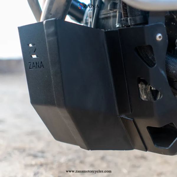 Zana Bash Plate for Honda NX500 (Black)-ZI-8474