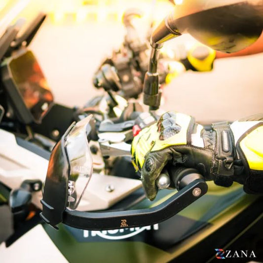 Zana Hand Guard For Tiger 900 Rally Pro (Black)-ZI-8617-BB