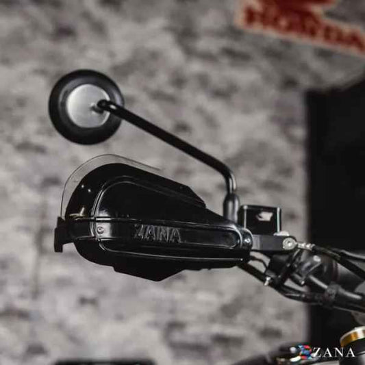 Zana Hand Guard For Triumph Scrambler 400 X (Black)-ZI-8615-BB