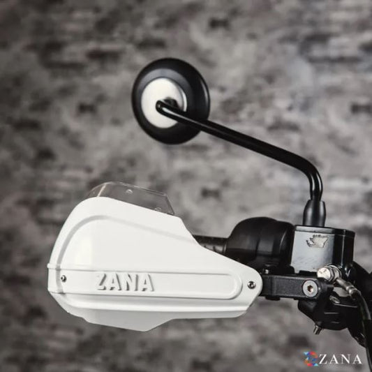 Zana Hand Guard For Triumph Scrambler 400 X (White)-ZI-8615-WW
